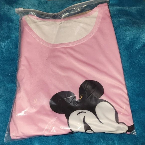 Disney Mickey Bundle Size 2XL 2 Pairs Pajamas 2 PJs  Retro - Picture 2 of 5